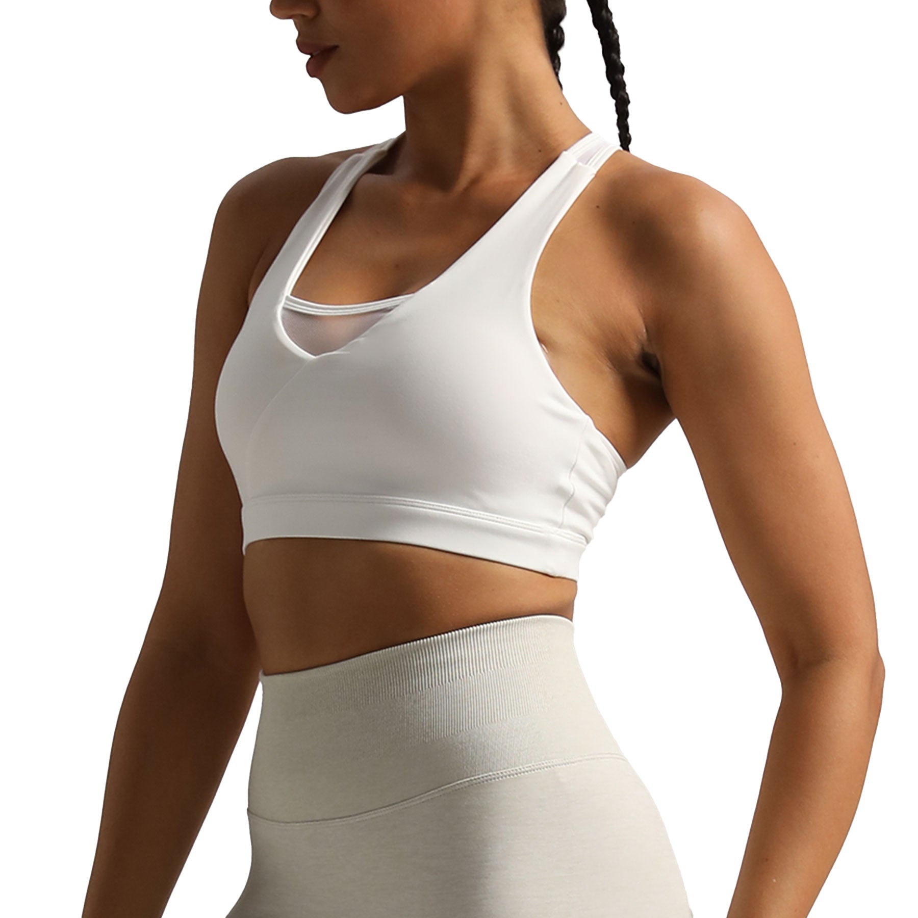 Aoxjox "Hilary" High Impact Mesh Racerback Bra