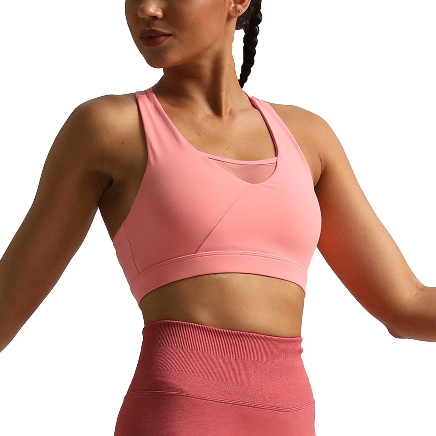 Aoxjox "Hilary" High Impact Mesh Racerback Bra