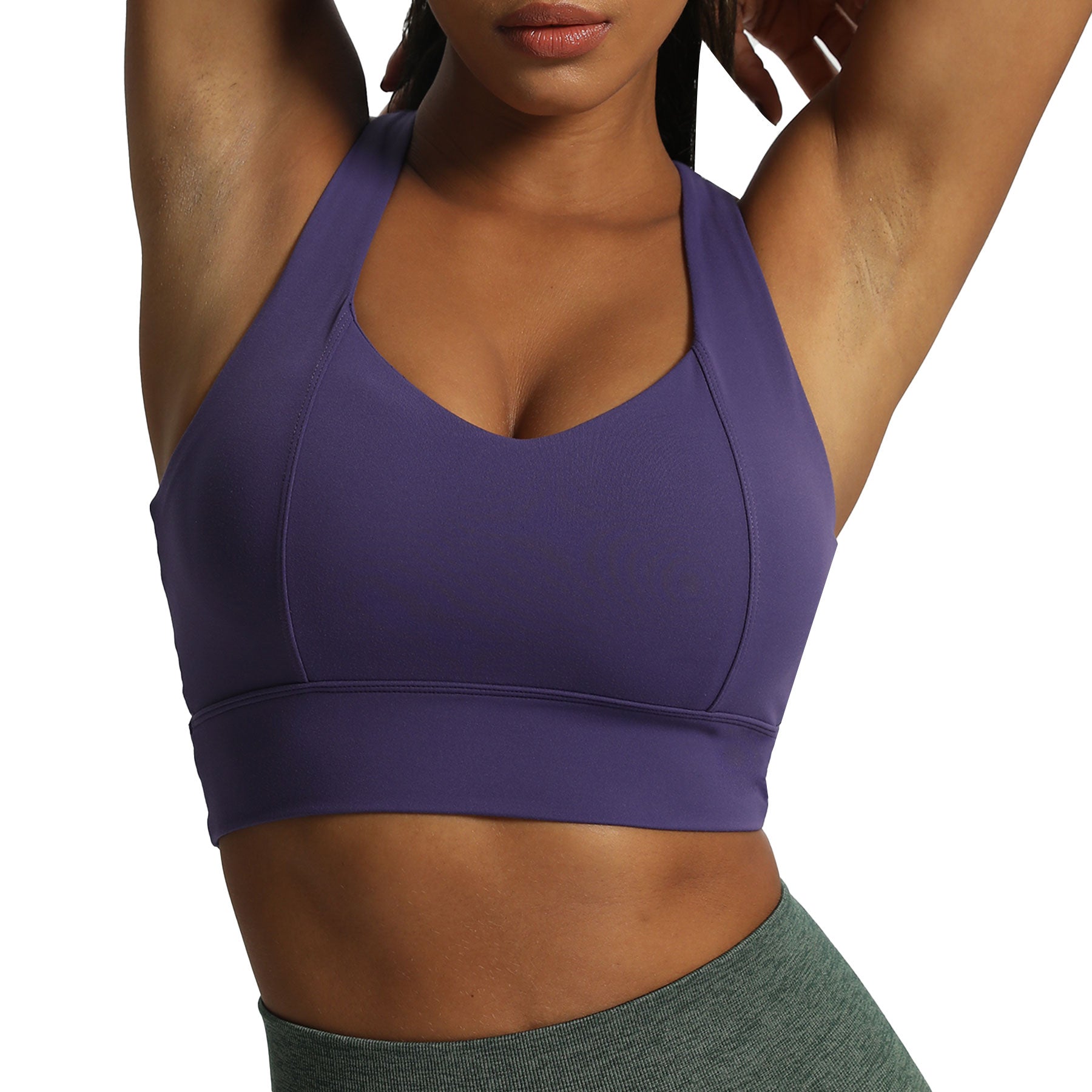 Aoxjox "Chrissy Cross" Racer Back Sports Bra