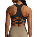 Aoxjox "Chrissy Cross" Racer Back Sports Bra
