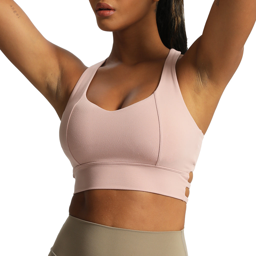 Aoxjox "Chrissy Cross" Racer Back Sports Bra