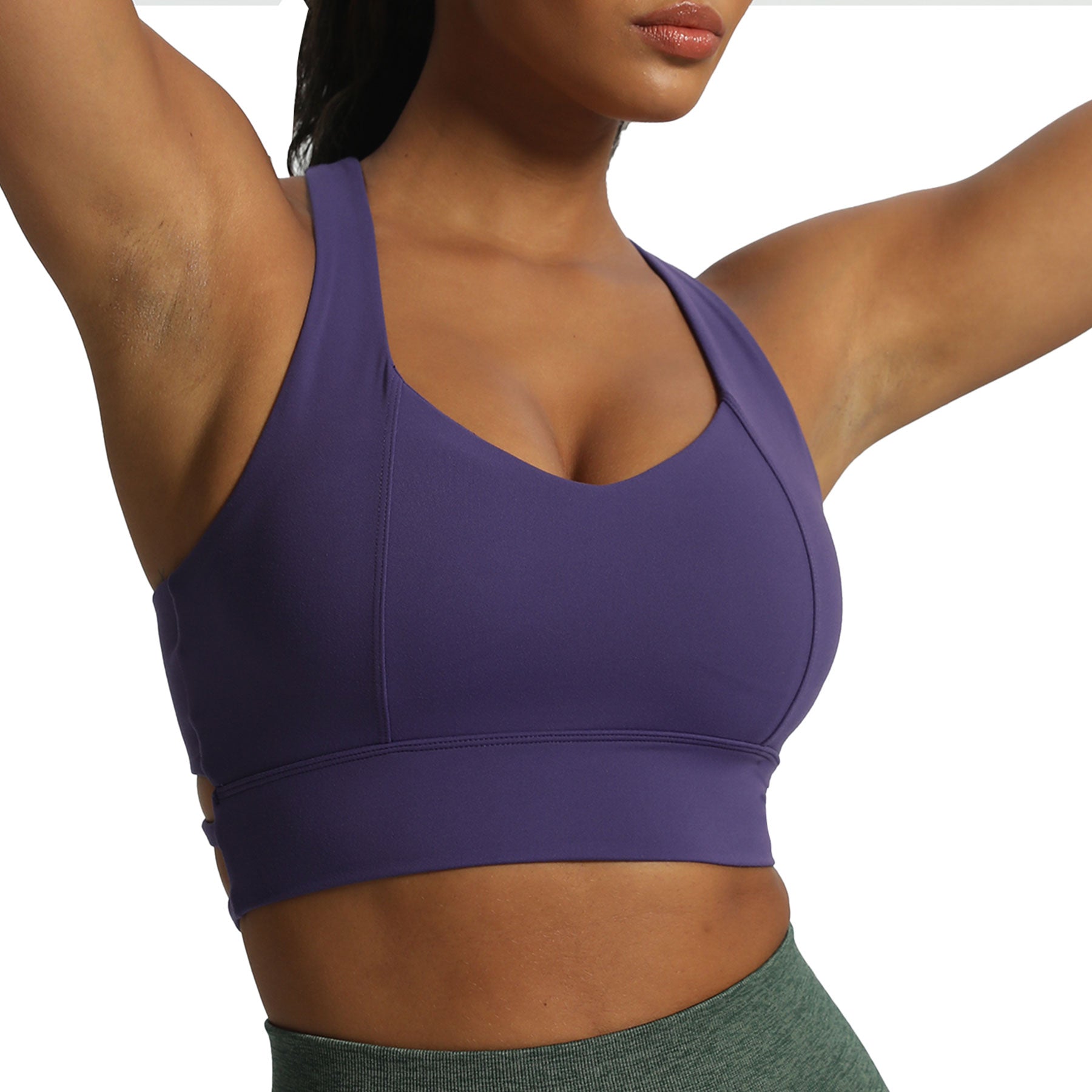 Aoxjox "Chrissy Cross" Racer Back Sports Bra