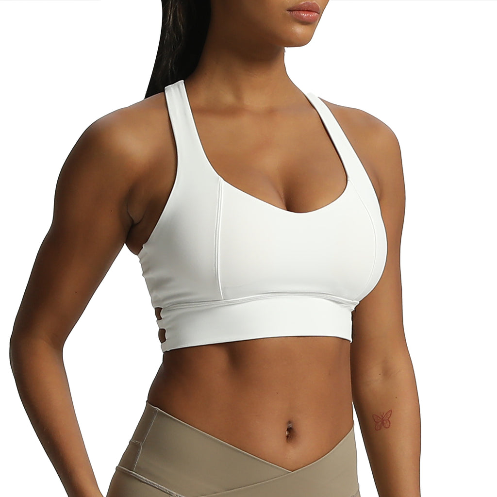 Aoxjox "Chrissy Cross" Racer Back Sports Bra
