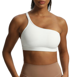 XEEXOS Women's Seamless Sports Bra Yoga Running Fitness Underwear Off-White  at  Women's Clothing store