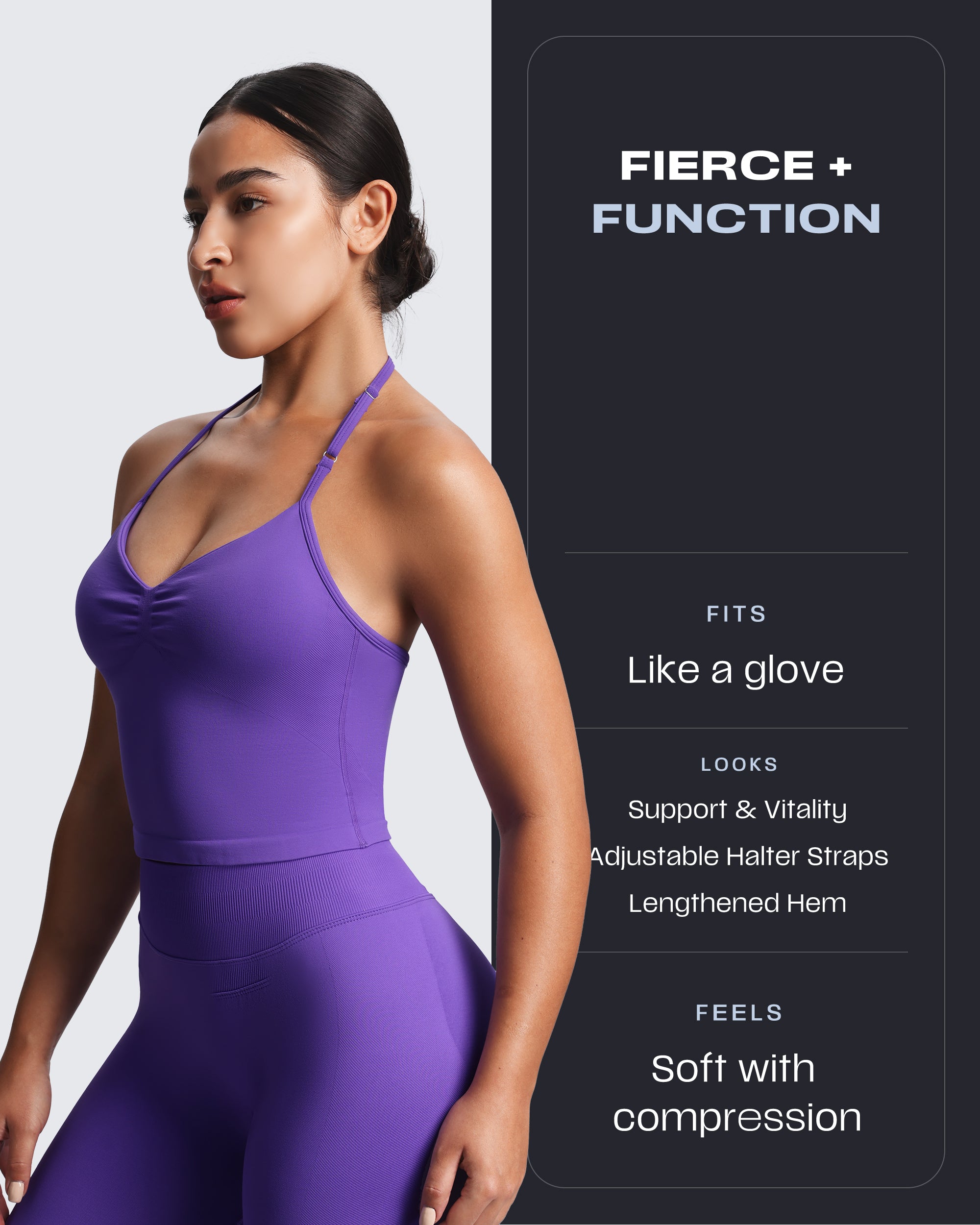 Aoxjox "Impact" Seamless Halter