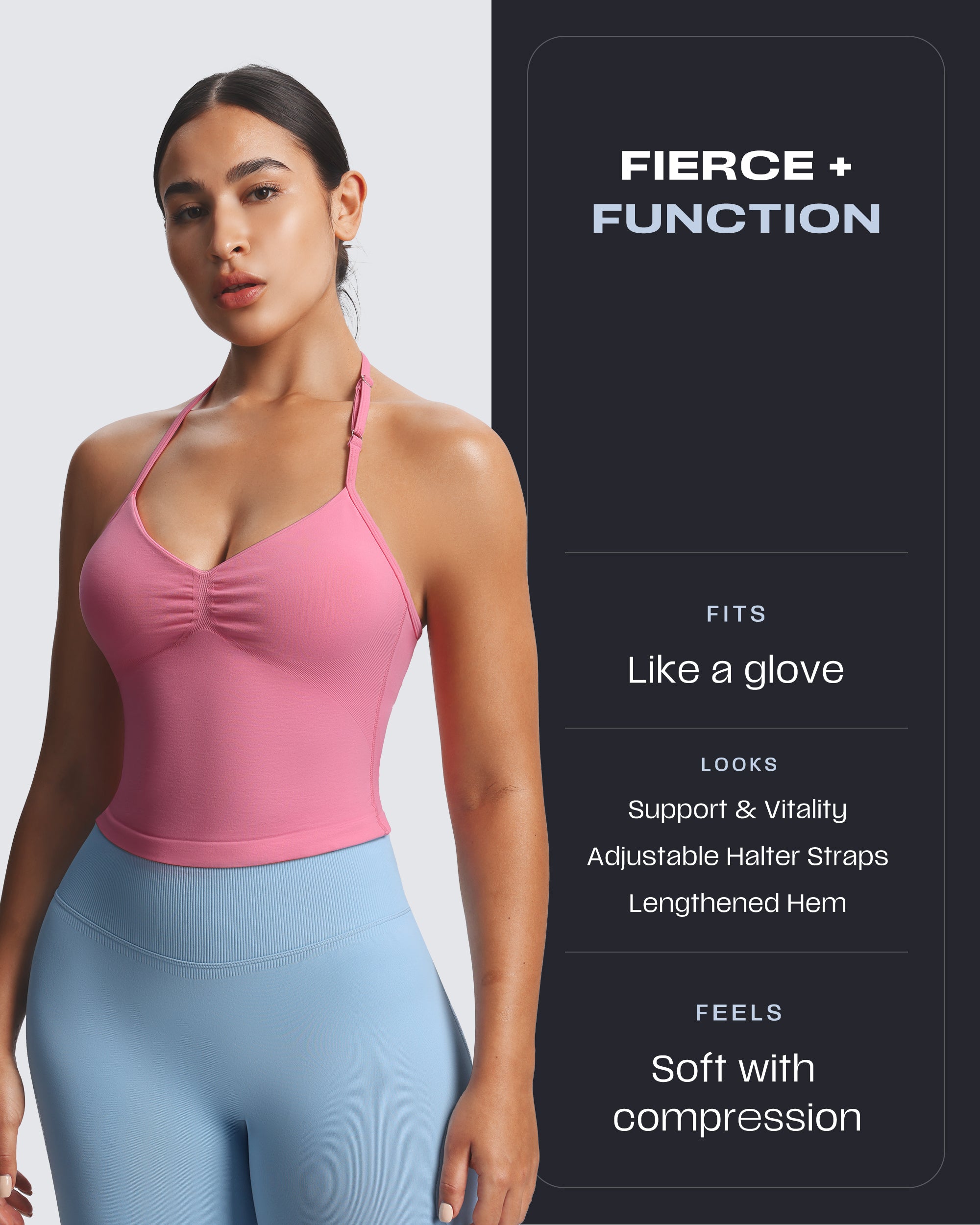 Aoxjox "Impact" Seamless Halter