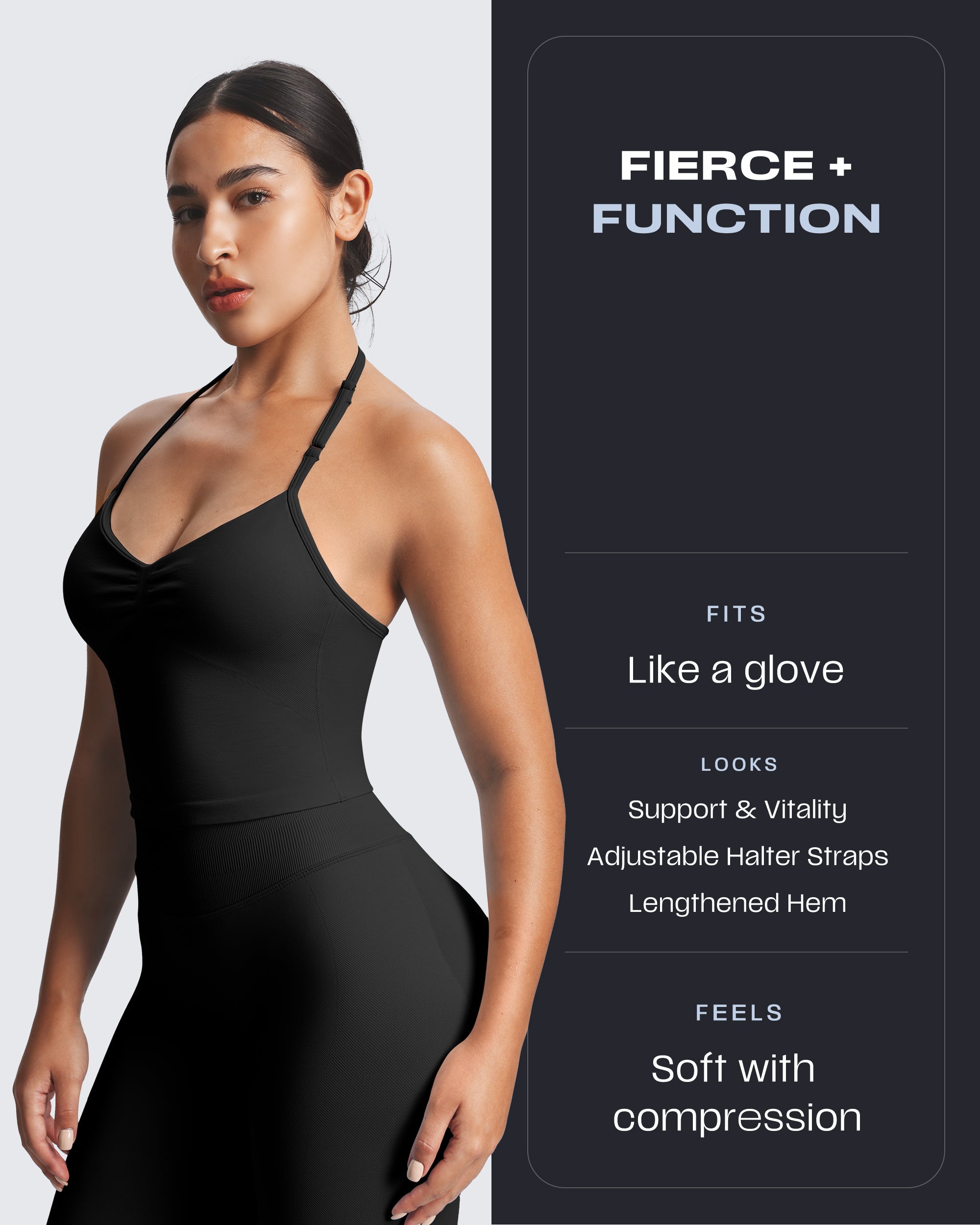 Aoxjox "Impact" Seamless Halter