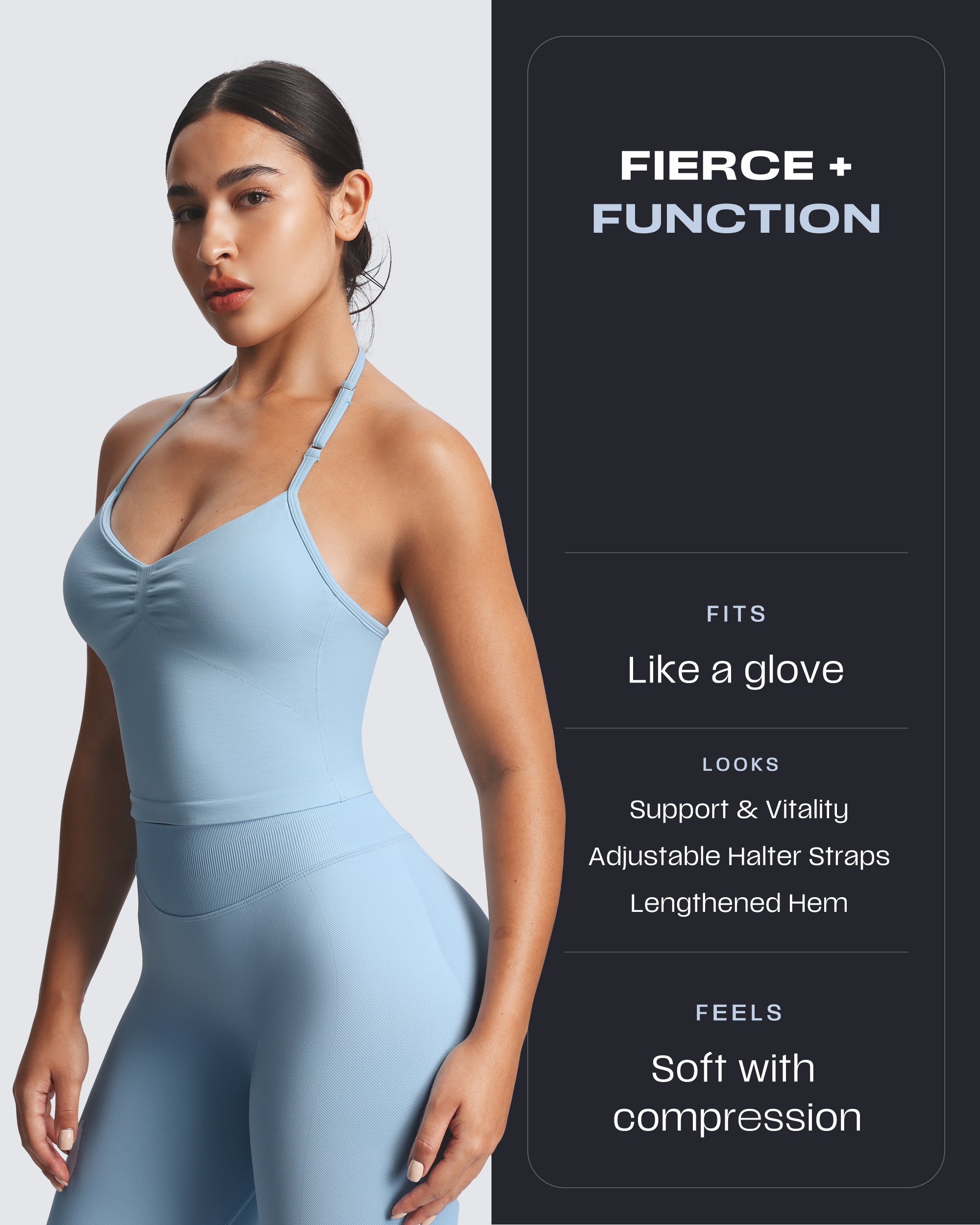 Aoxjox "Impact" Seamless Halter