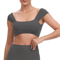 Aoxjox "Lumira" Seamless Cap Shoulder Sports Bra