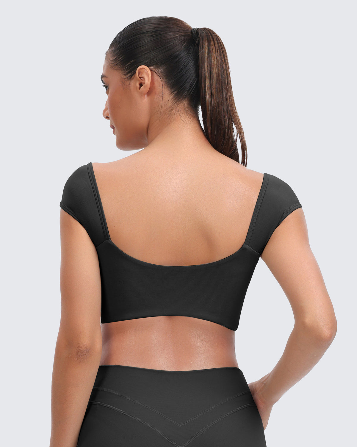 Aoxjox "Lumira" Seamless Cap Shoulder Sports Bra