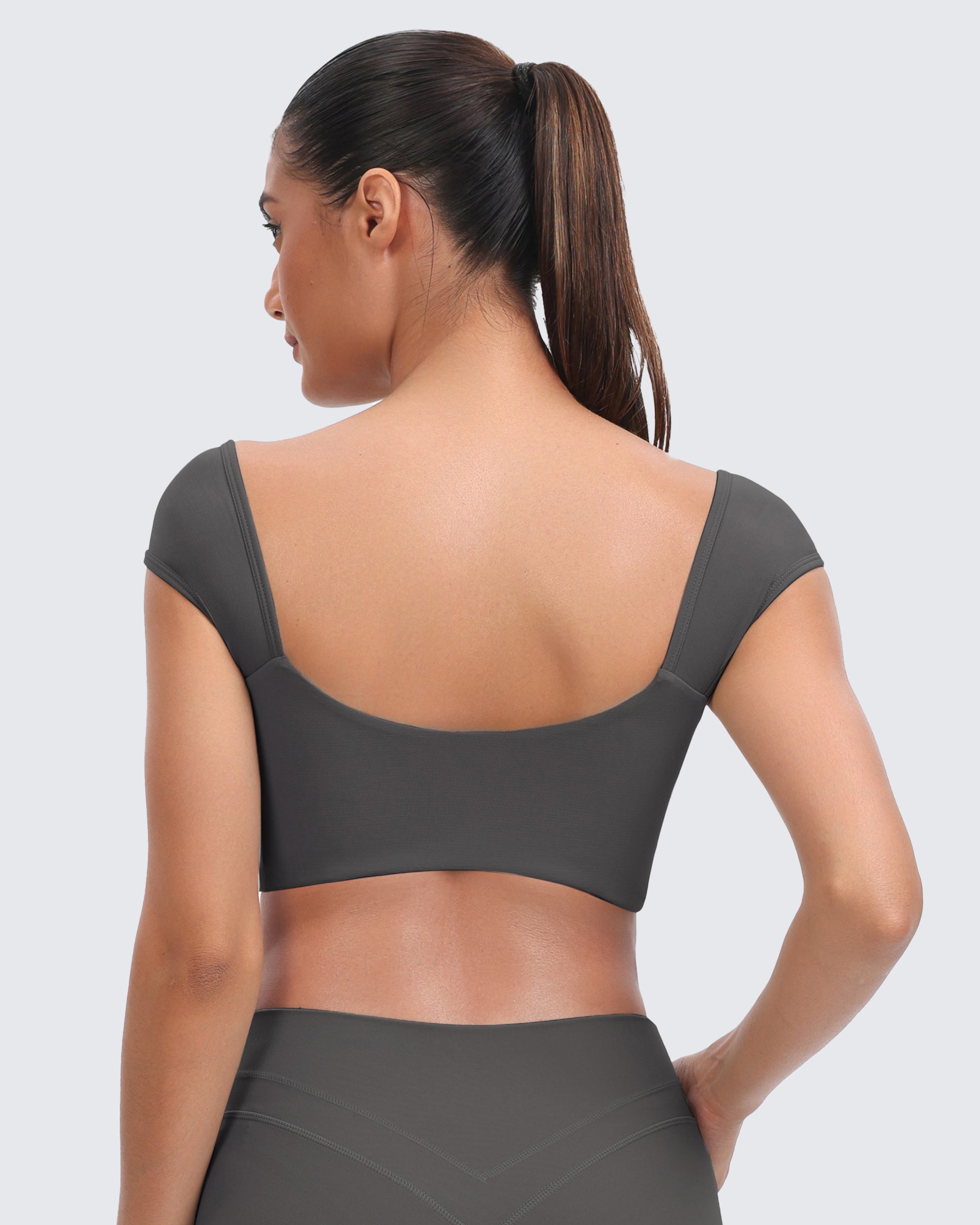 Aoxjox "Lumira" Seamless Cap Shoulder Sports Bra