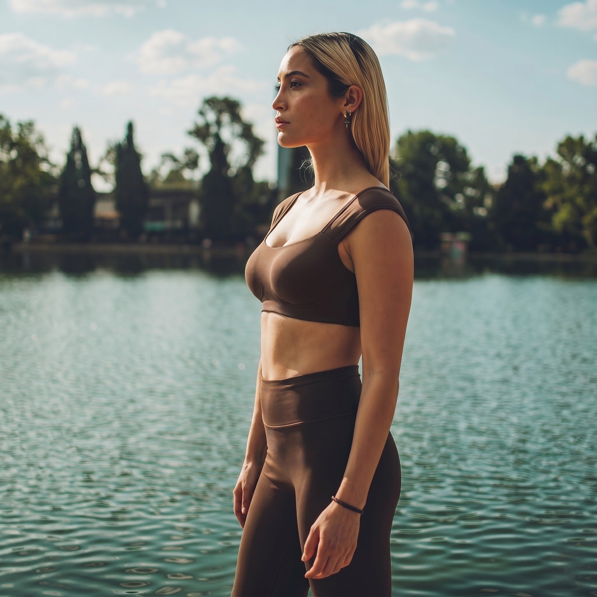 Aoxjox Lumira Wide Shoulder Sports Bras