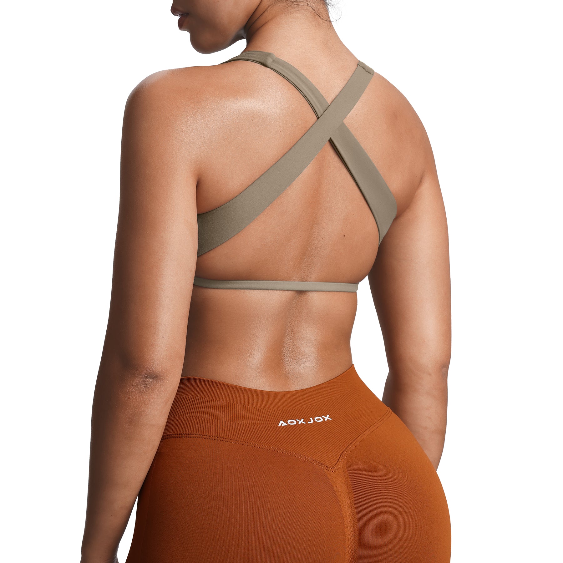 Aoxjox Emma Square Neck Sports Bra