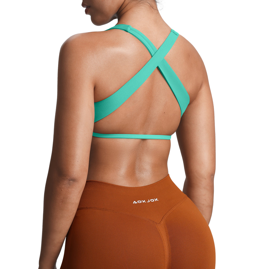 Aoxjox Emma Square Neck Sports Bra
