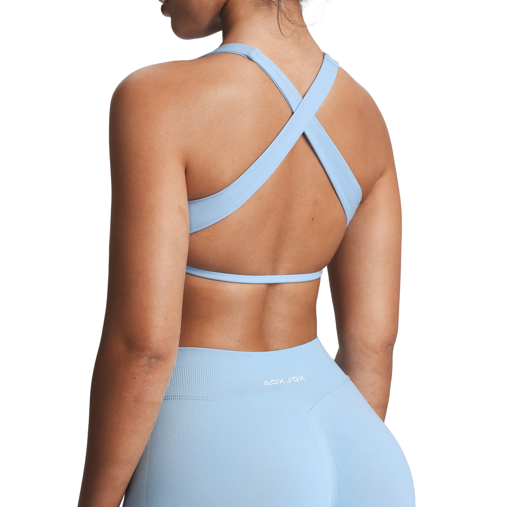 Aoxjox Emma Square Neck Sports Bra
