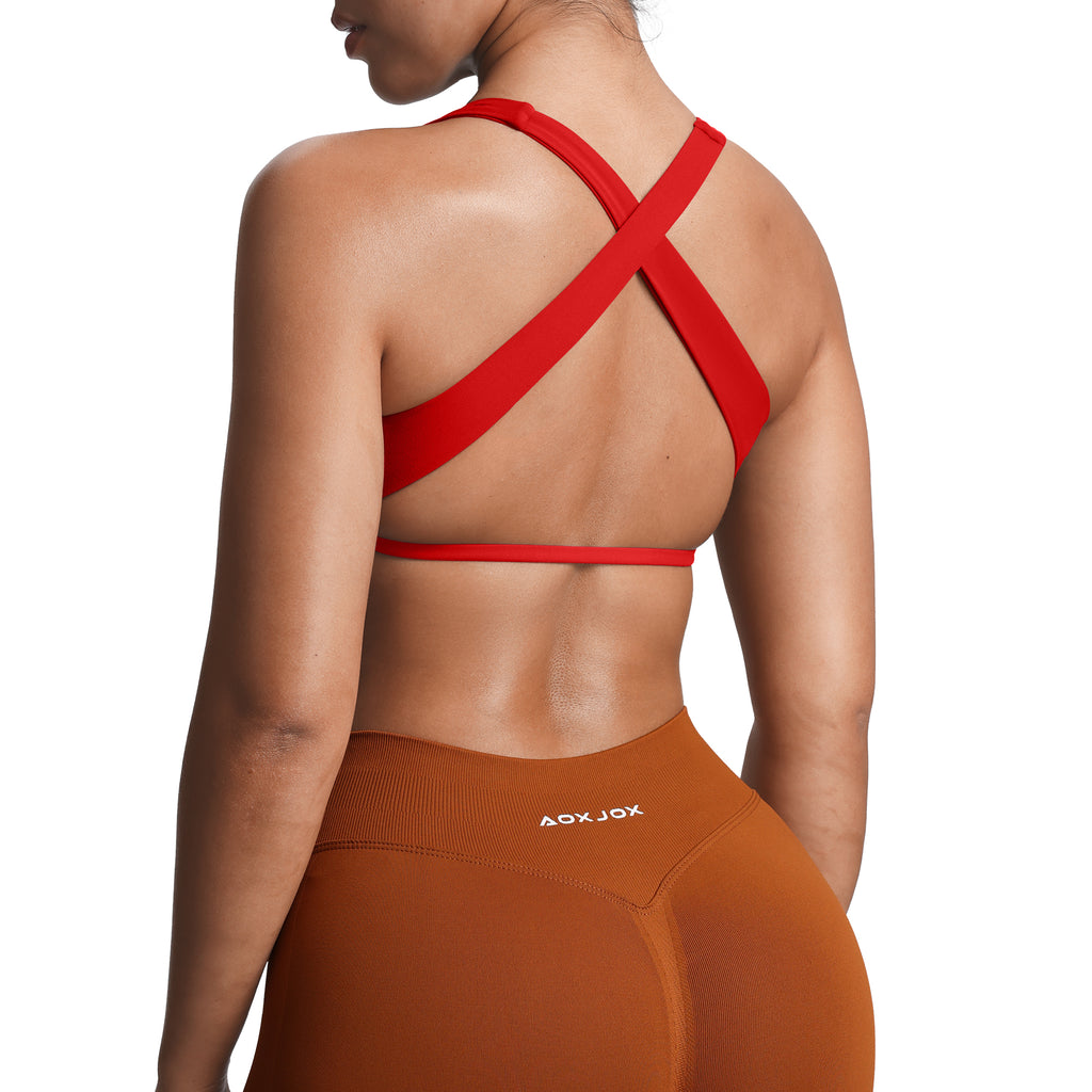 Aoxjox Emma Square Neck Sports Bra