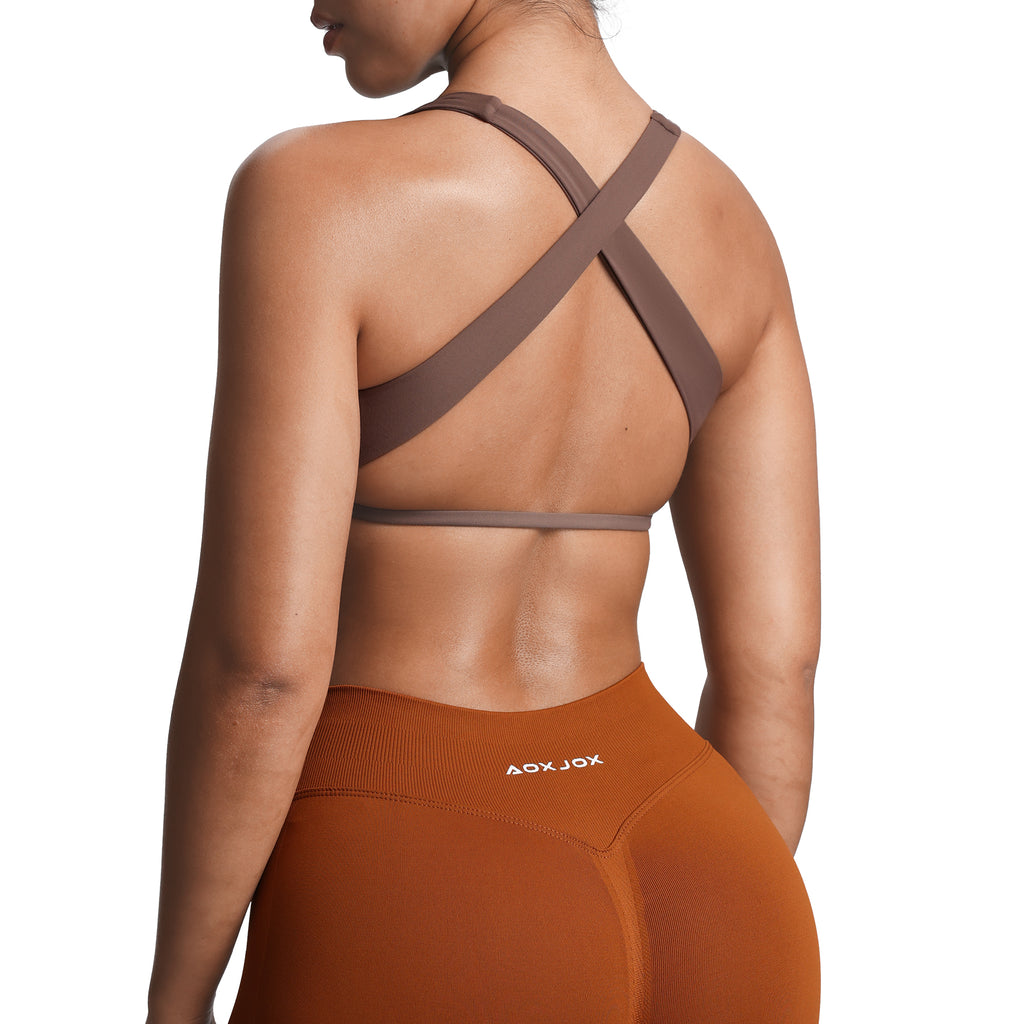 Aoxjox Emma Square Neck Sports Bra