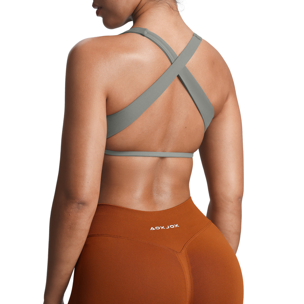 Aoxjox Emma Square Neck Sports Bra