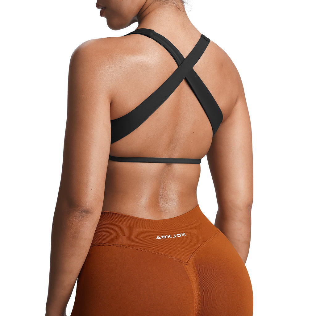 Aoxjox Emma Square Neck Sports Bra