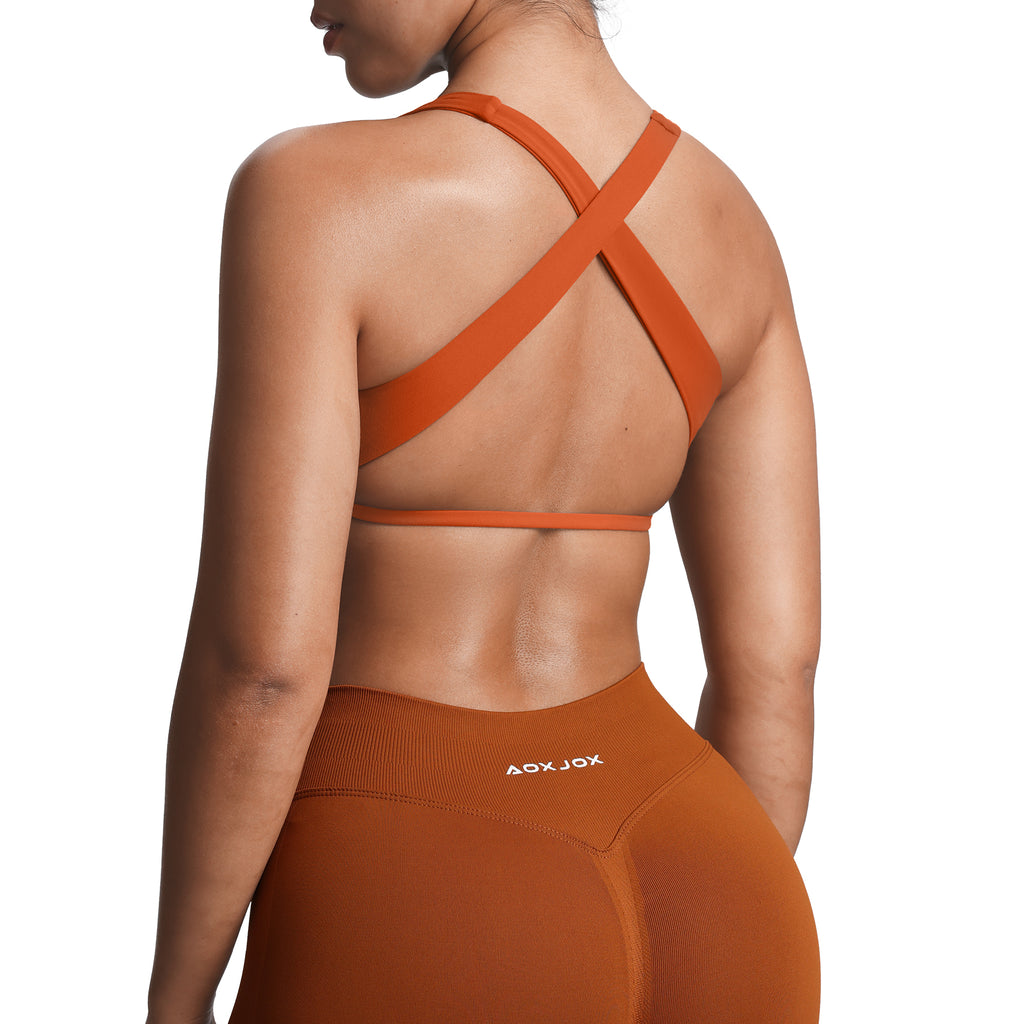 Aoxjox Emma Square Neck Sports Bra