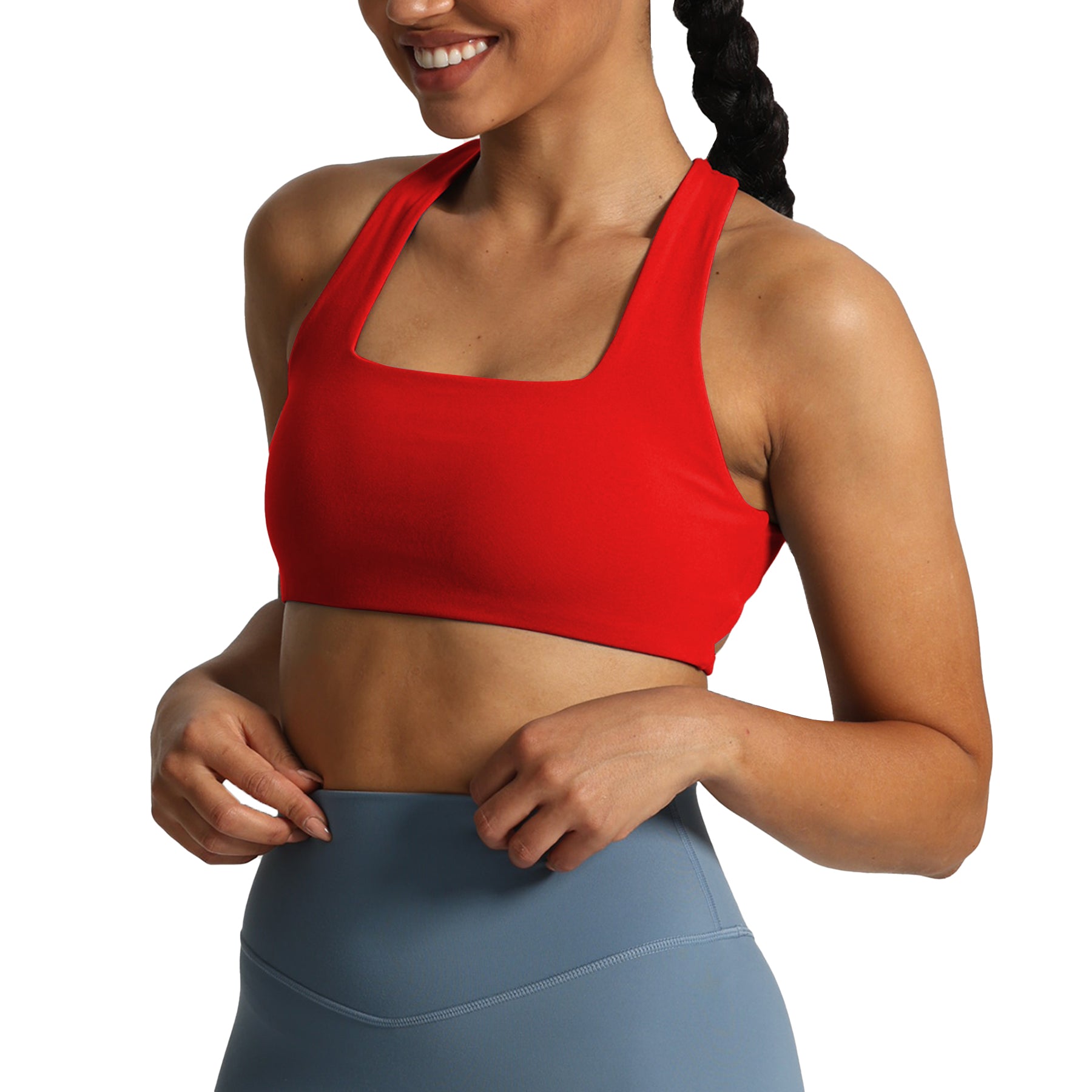 Aoxjox Emma Square Neck Sports Bra