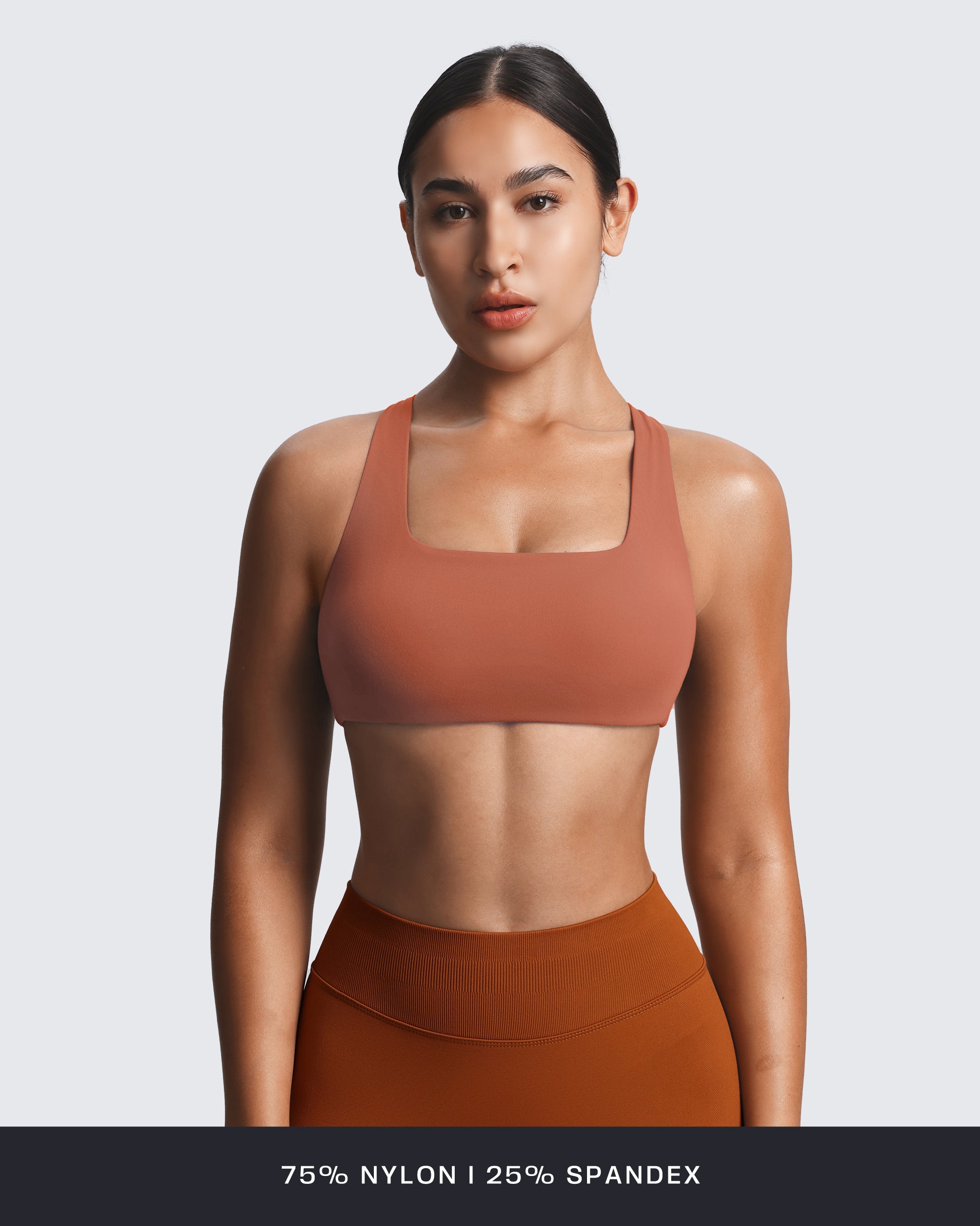 Aoxjox Emma Square Neck Sports Bra
