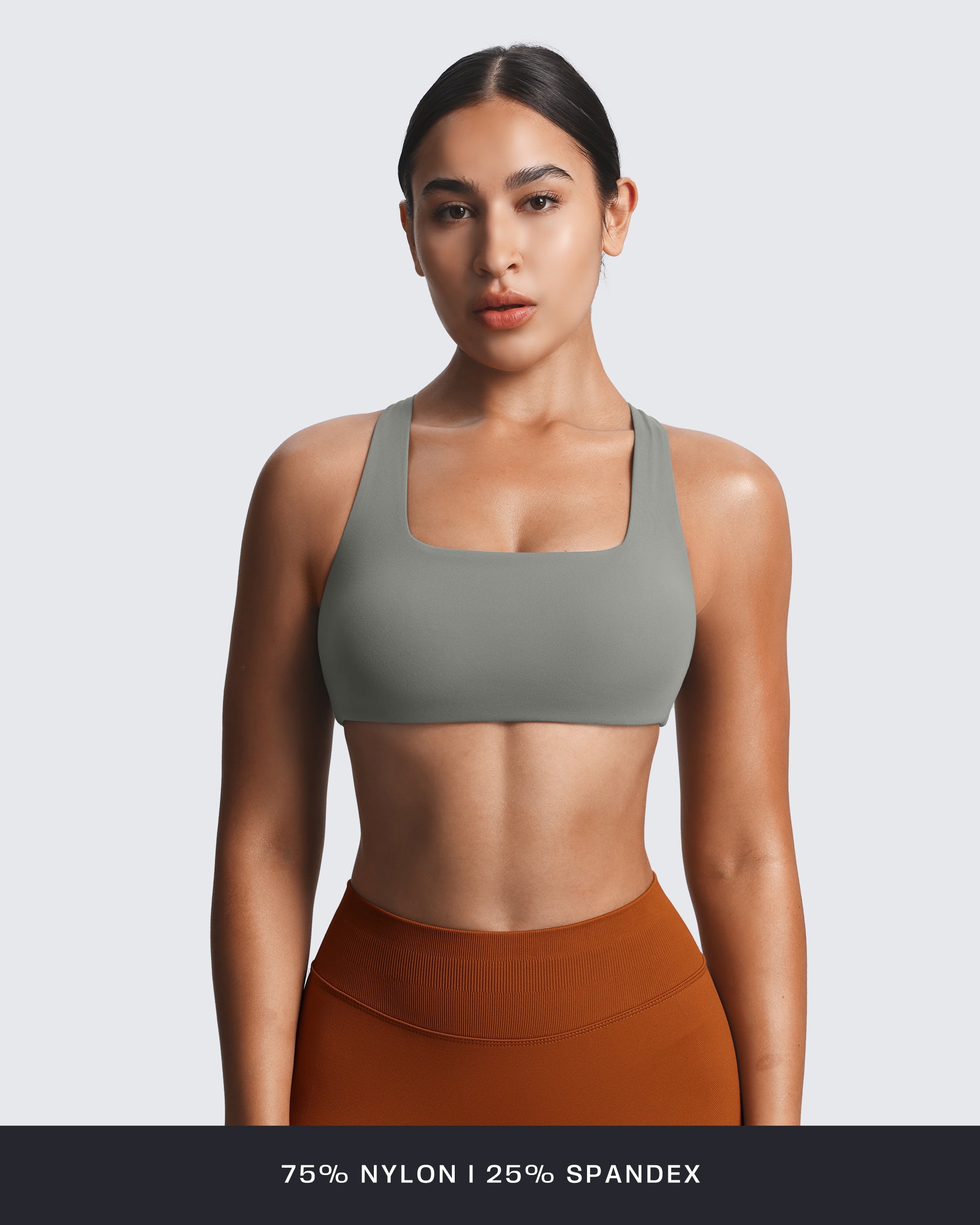 Aoxjox Emma Square Neck Sports Bra