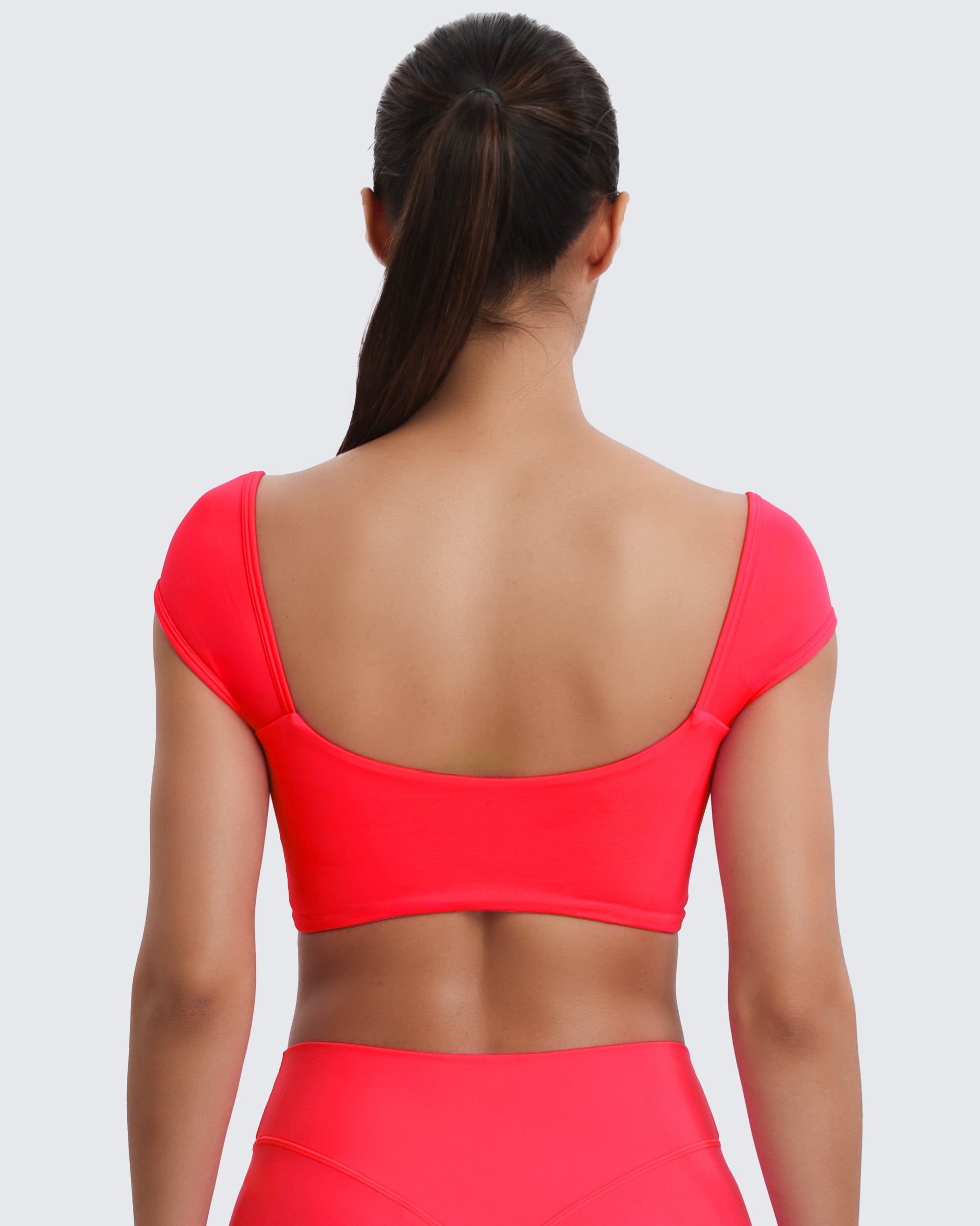 Aoxjox "Lumira" Seamless Cap Shoulder Sports Bra