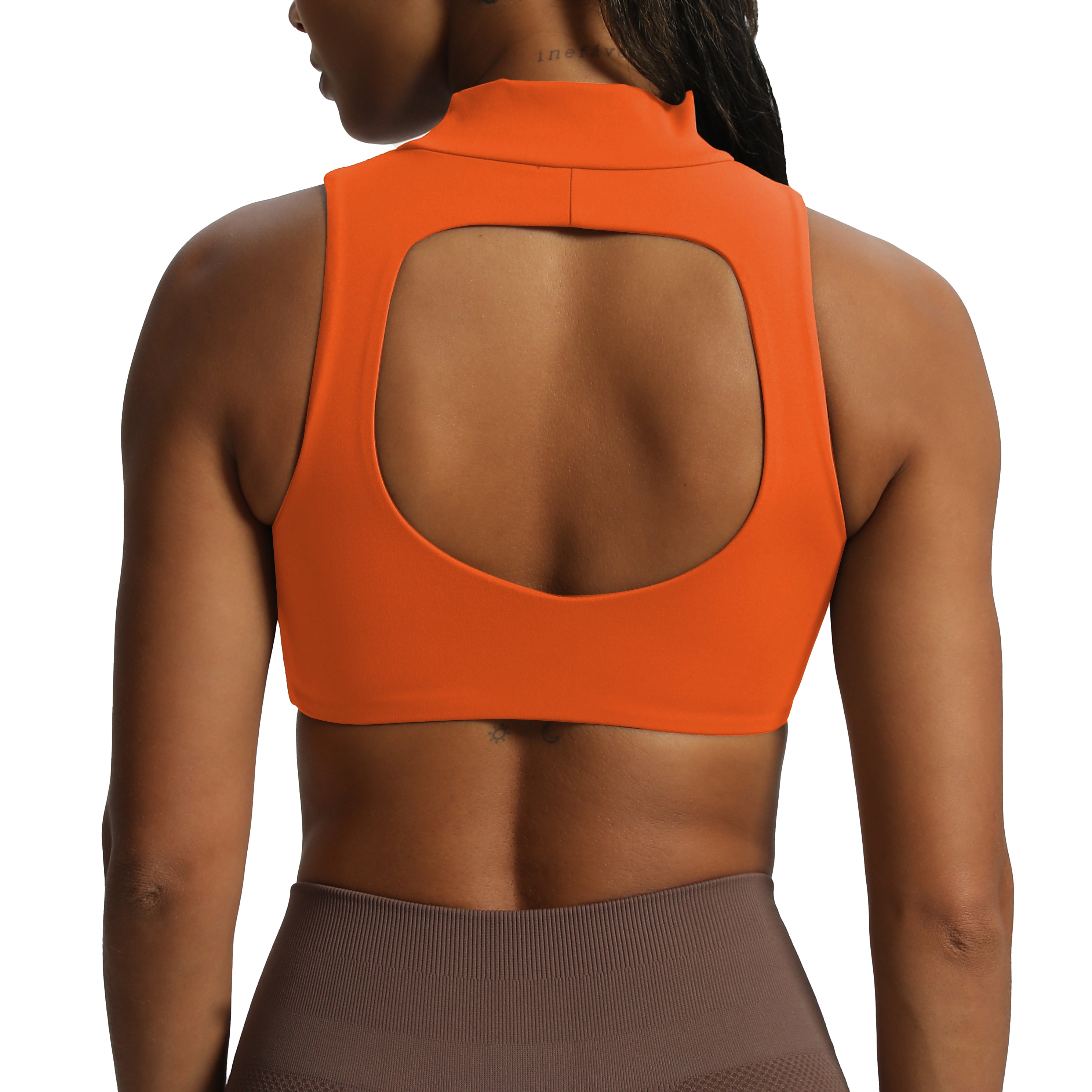 Aoxjox "Kim" Cut Out Faux Turtle Neck