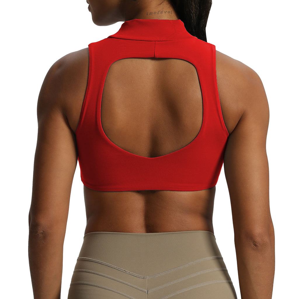 Aoxjox "Kim" Cut Out Faux Turtle Neck