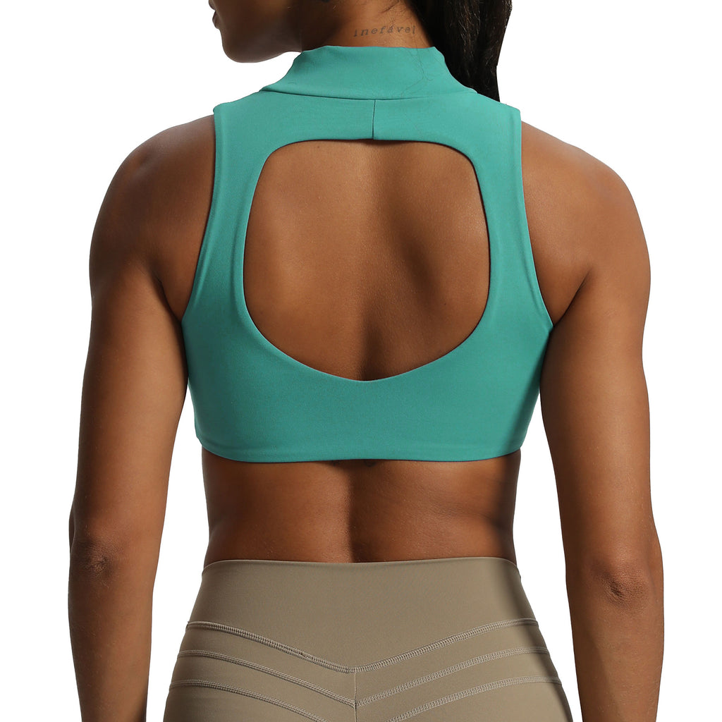 Aoxjox "Kim" Cut Out Faux Turtle Neck
