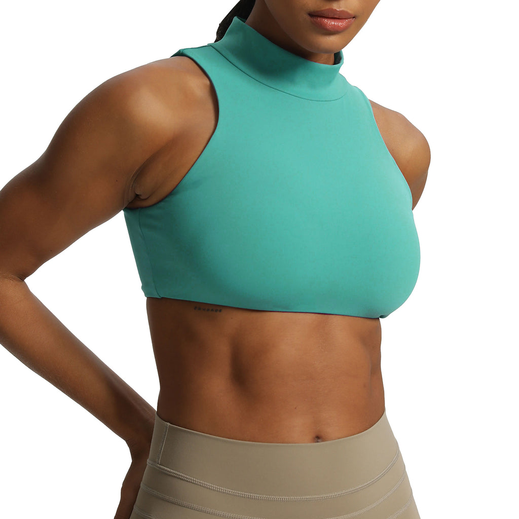 Aoxjox "Kim" Cut Out Faux Turtle Neck