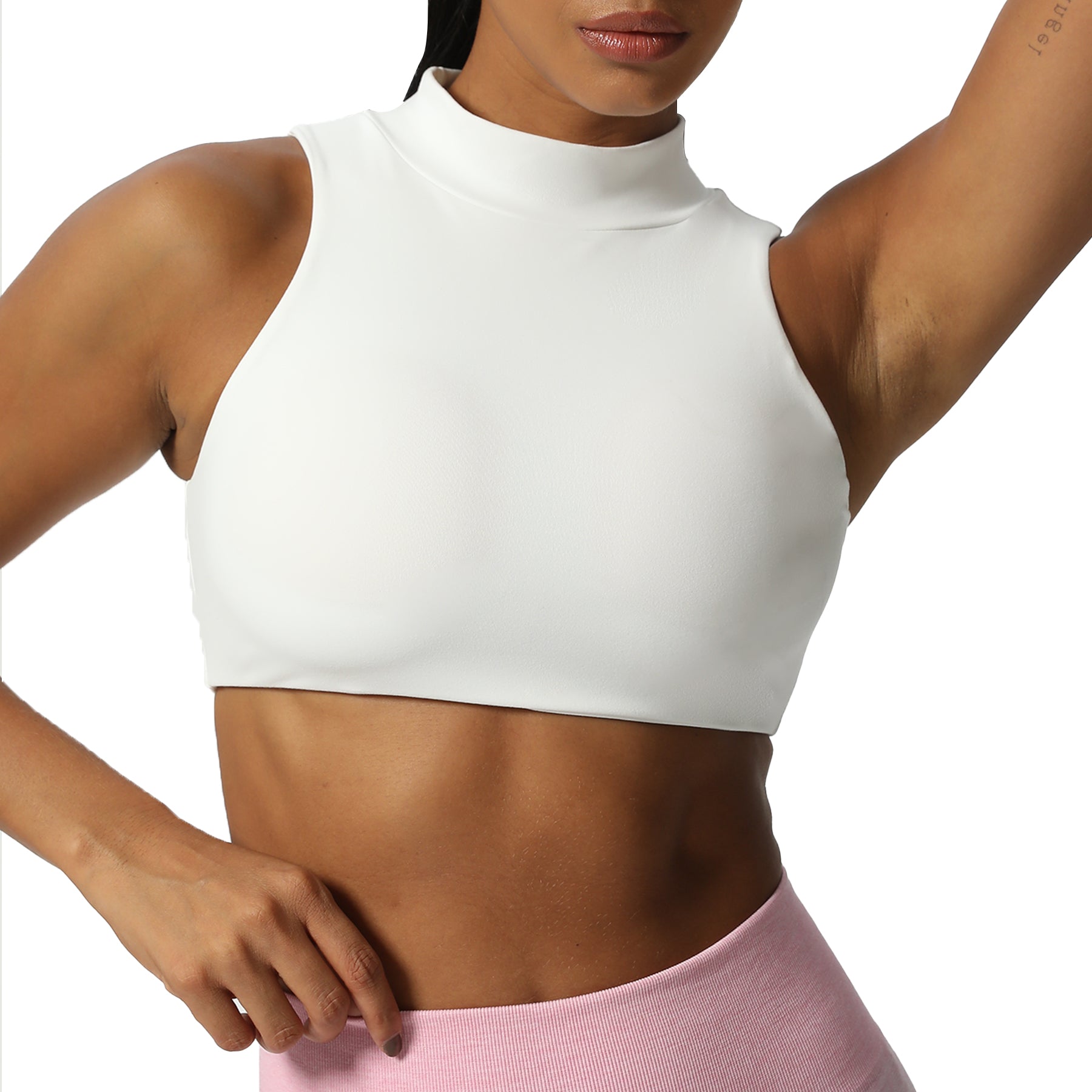 Aoxjox "Kim" Cut Out Faux Turtle Neck