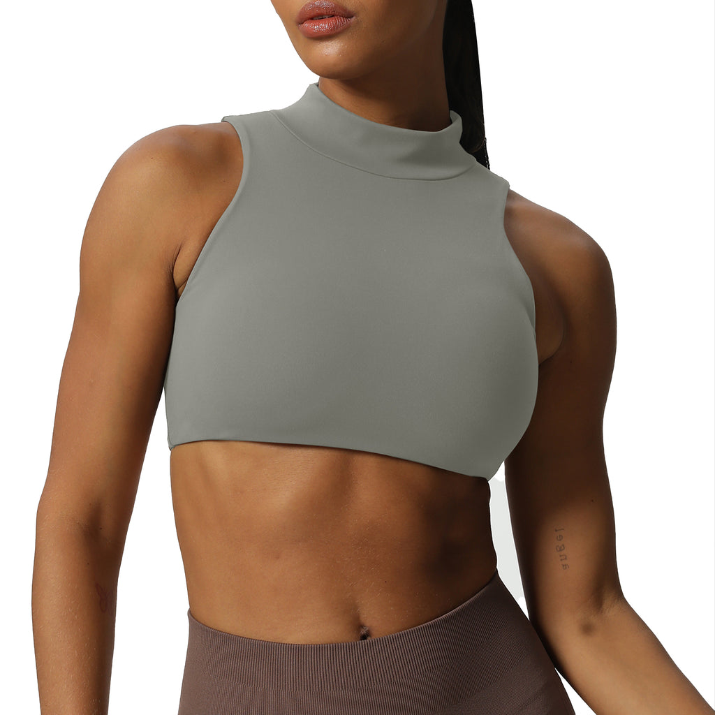 Aoxjox "Kim" Cut Out Faux Turtle Neck