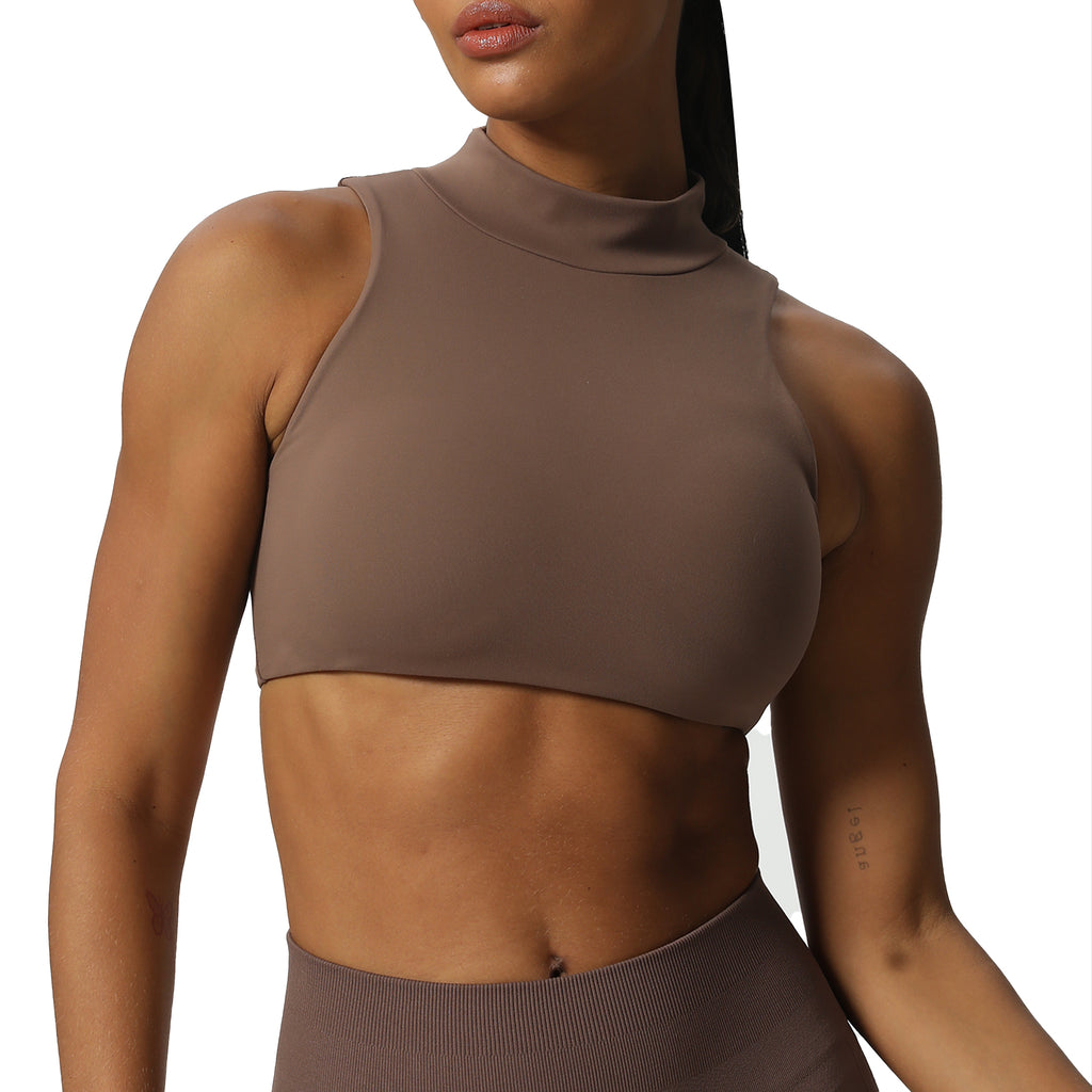 Aoxjox "Kim" Cut Out Faux Turtle Neck