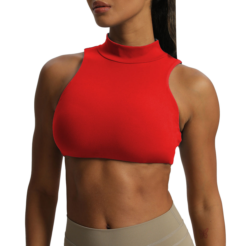 Aoxjox "Kim" Cut Out Faux Turtle Neck