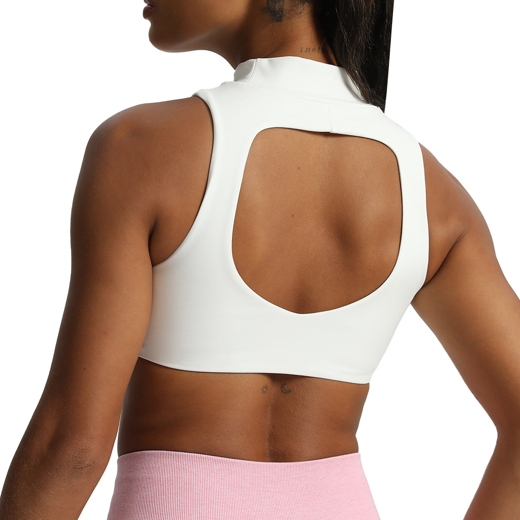 Aoxjox "Kim" Cut Out Faux Turtle Neck