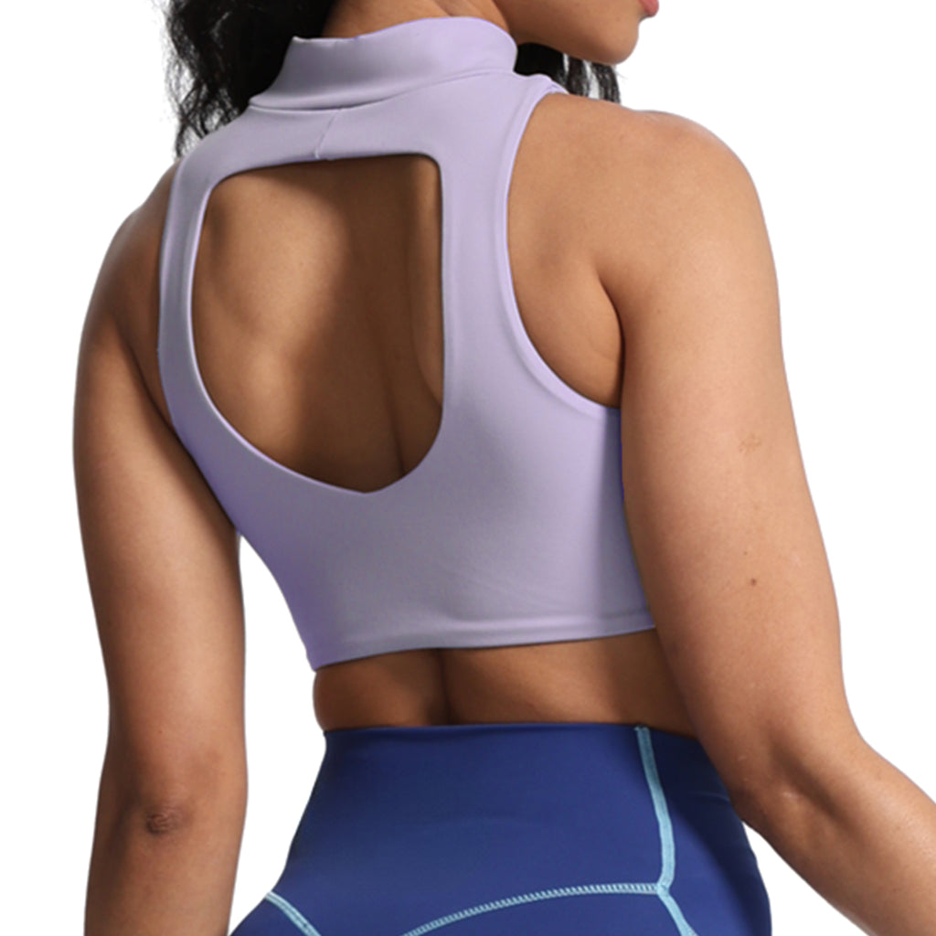 Aoxjox "Kim" Cut Out Faux Turtle Neck