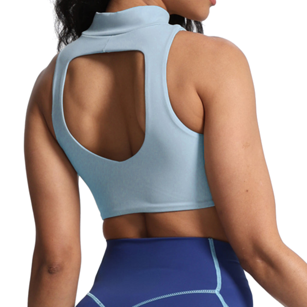 Aoxjox "Kim" Cut Out Faux Turtle Neck
