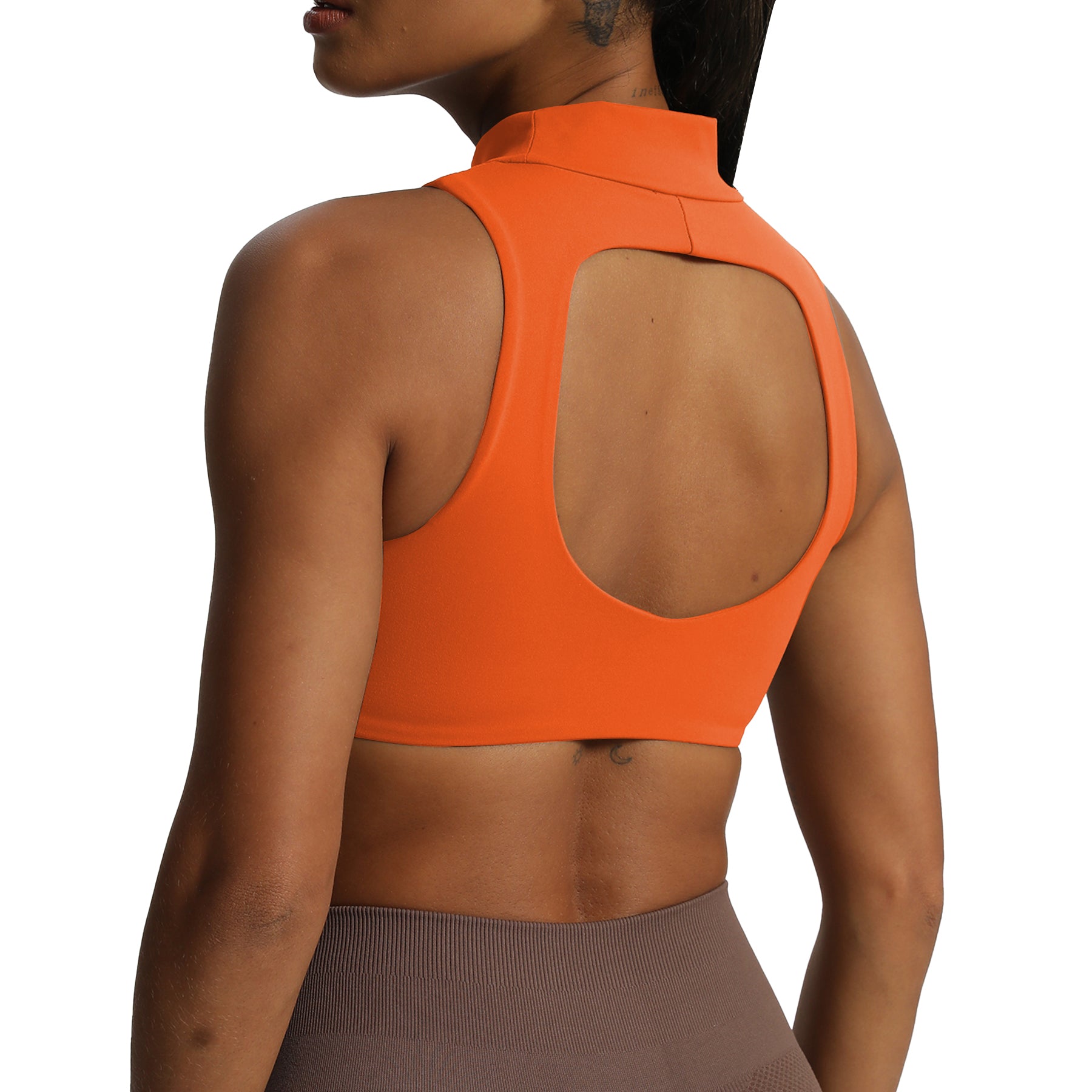 Aoxjox "Kim" Cut Out Faux Turtle Neck