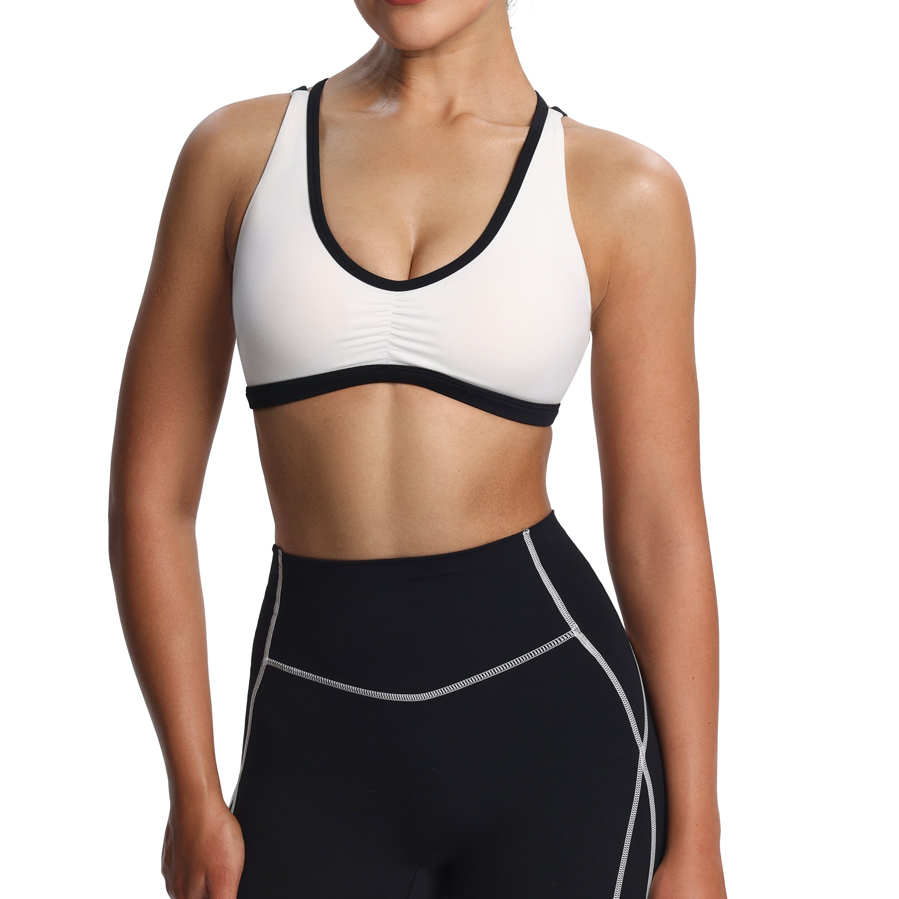 Aoxjox "Rory" Ruched Sports Bra