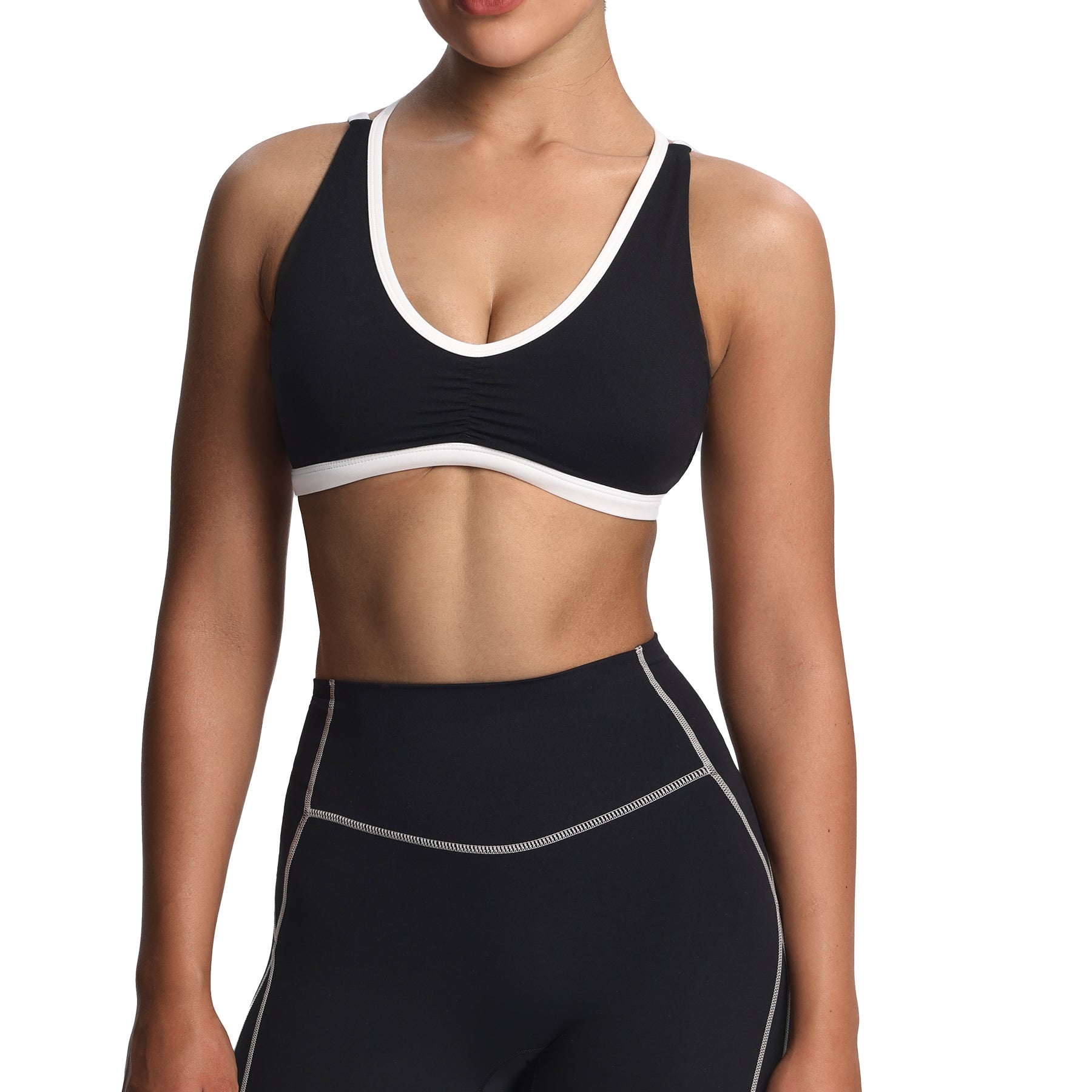 Aoxjox "Rory" Ruched Sports Bra