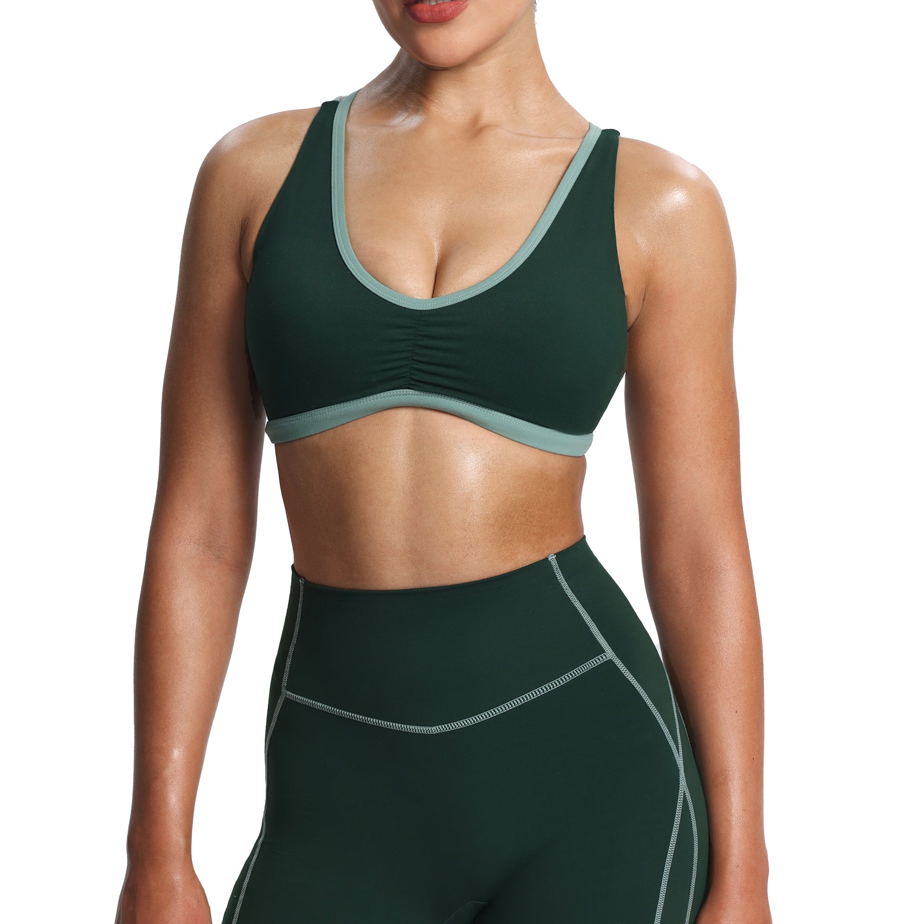 Aoxjox "Rory" Ruched Sports Bra