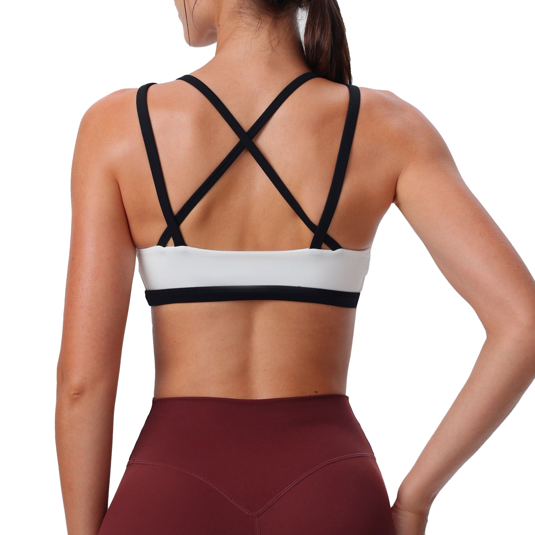 Aoxjox "Rory" Ruched Sports Bra