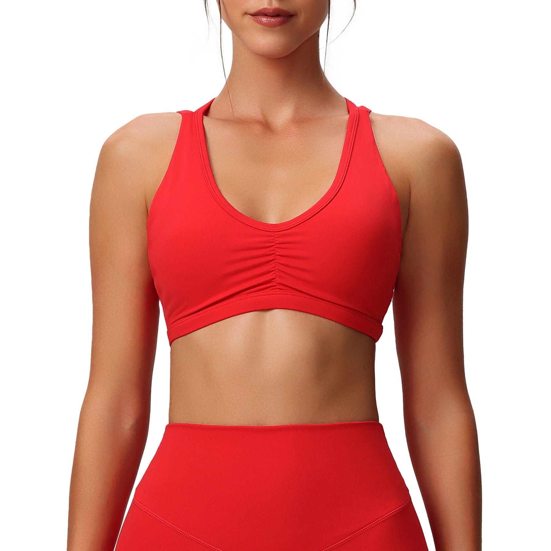 Aoxjox "Rory" Ruched Sports Bra