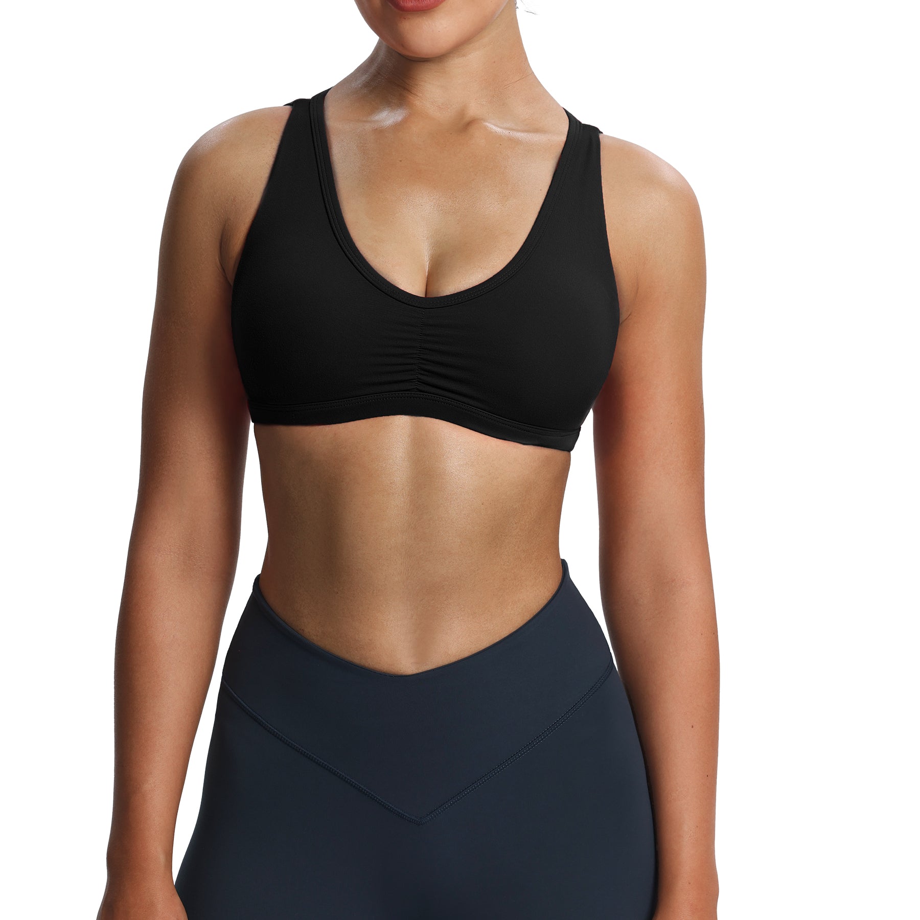 Aoxjox "Rory" Ruched Sports Bra