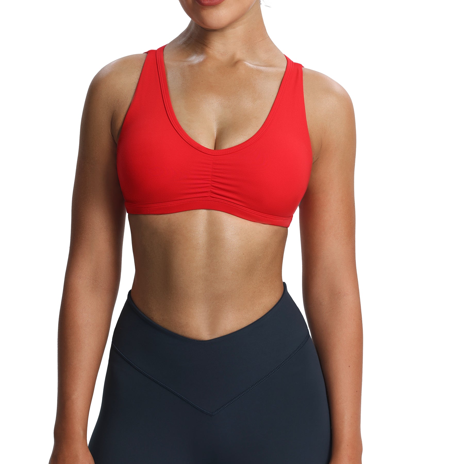Aoxjox "Rory" Ruched Sports Bra
