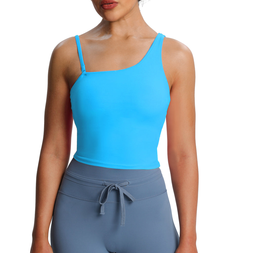 Aoxjox  "Astoria"  One Shoulder Tank with Shelf