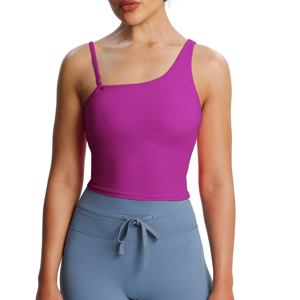 Aoxjox  "Astoria"  One Shoulder Tank with Shelf