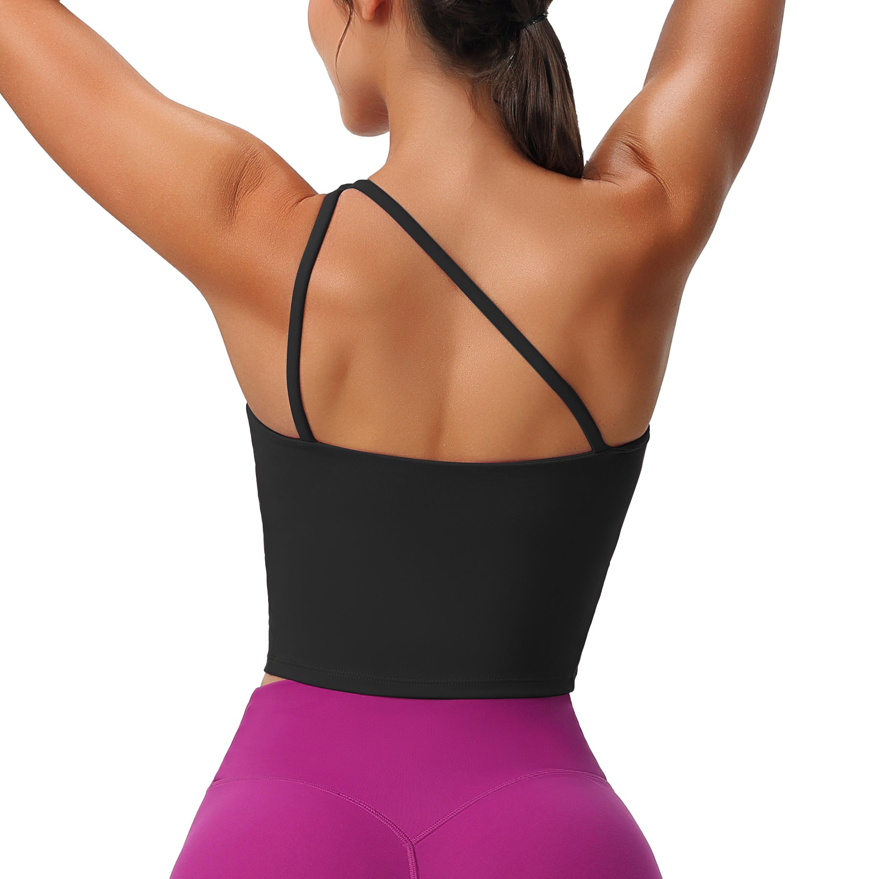 Aoxjox  "Astoria"  Sports Bras One Shoulder Tank Top